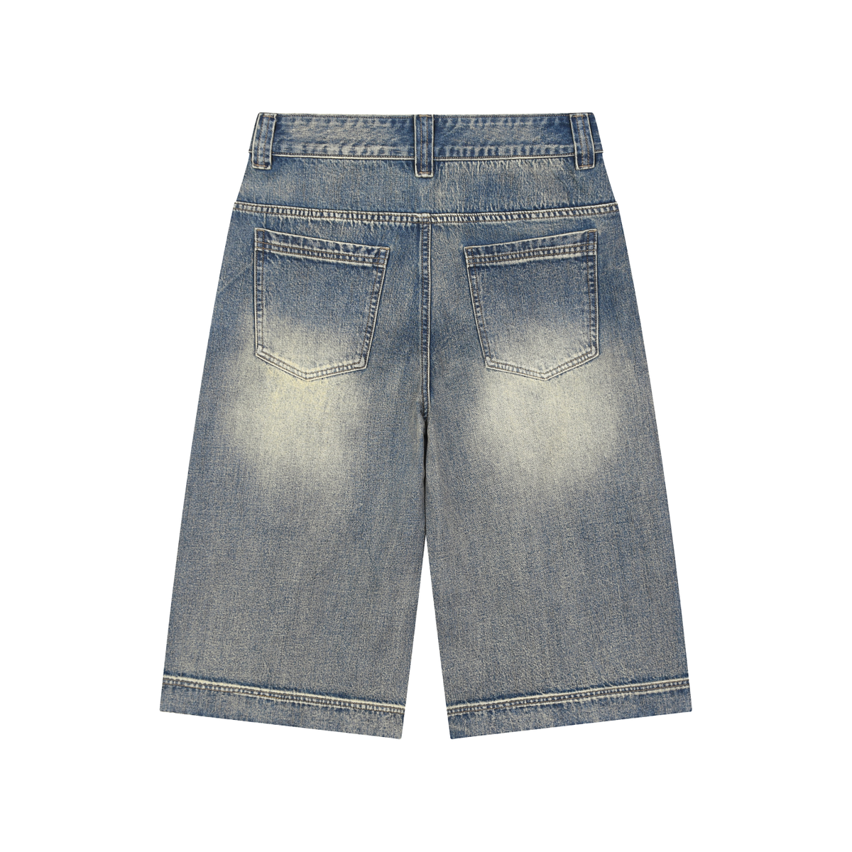 Vintage Wash Baggy Denim Shorts DNK
