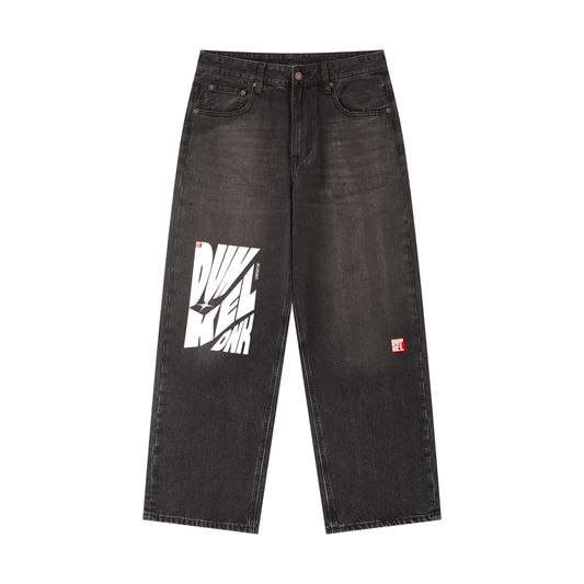 Vintage Wash Heavyweight Denim Jeans