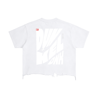 Vintage Wash Boxy Distressed Hem T-Shirt